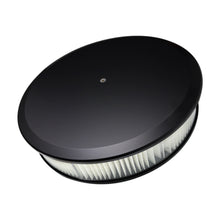 Load image into Gallery viewer, Air Cleaner 14in Round Plain Black - Billet Specialties BLK15829