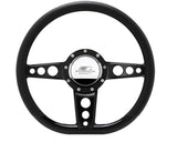 Steering Wheel 14in D- Shape Trans Am Black - Billet Specialties BLK29427