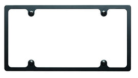 License Plate Frame Slim Line Black - Billet Specialties BLK55020