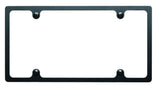 License Plate Frame Slim Line Black - Billet Specialties BLK55020