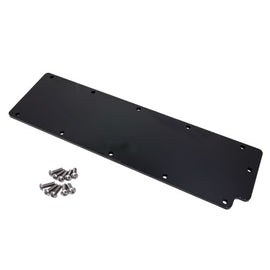 LS Plain Valley Cover Black - Billet Specialties BLK95059