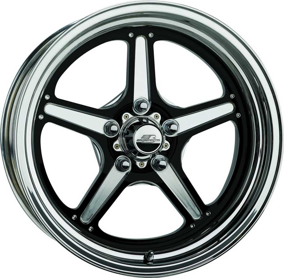Street Lite Wheel Black 15X4 1.625in BS - Billet Specialties BRS035406516N