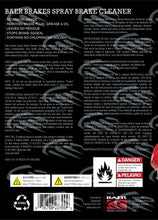 Load image into Gallery viewer, Baer Spray Brake Cleaner Label Back.jpg