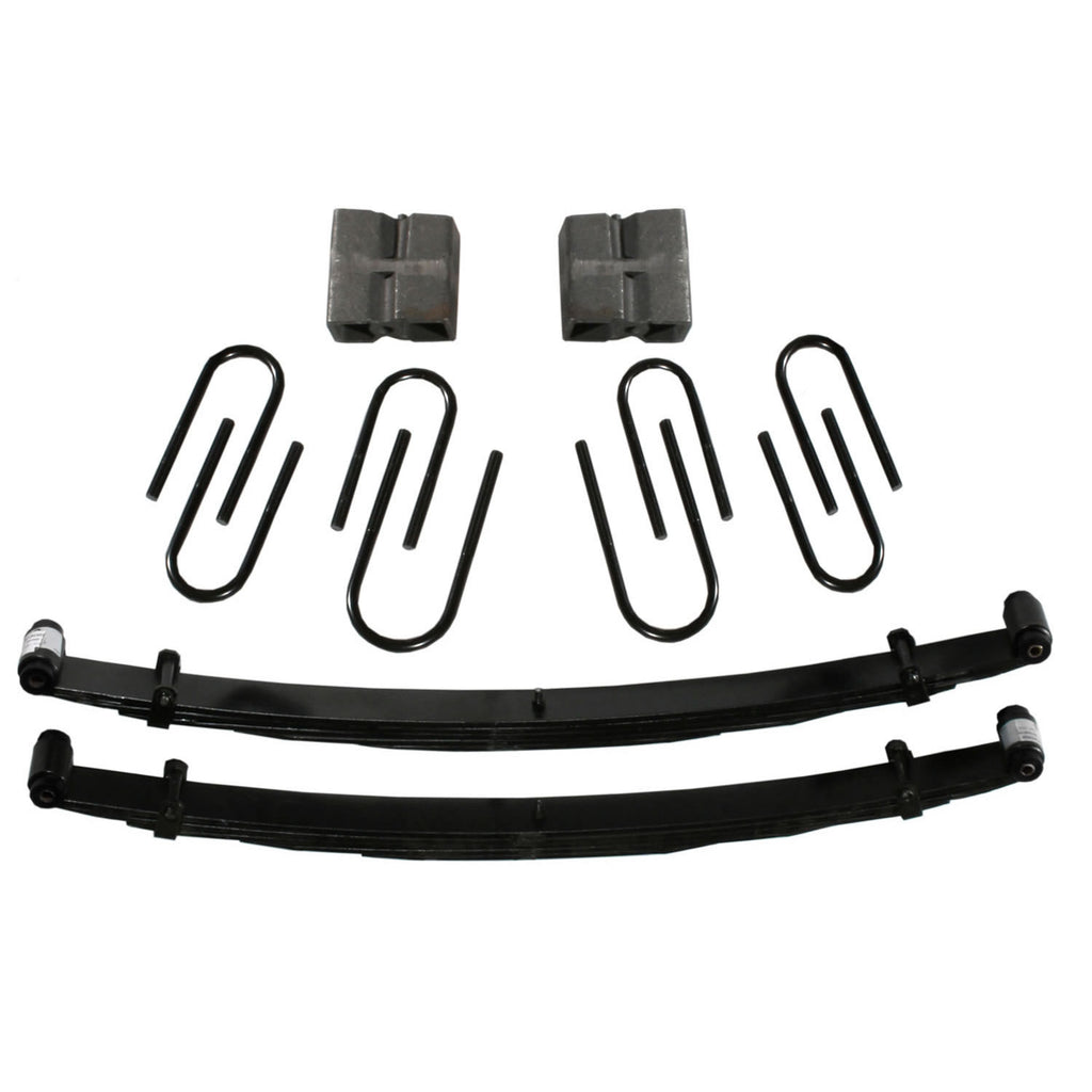 Chevy/GMC Lift Kit 2.5 Inch Lift 73-87 Pickup/Suburban Includes Front Leaf Springs Front/Rear U Bolt Kits Bushing Kit Rear Block Skyjacker