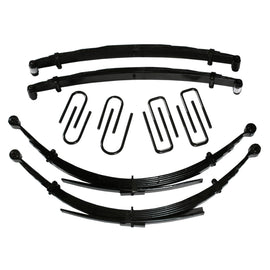 Lift Kit 4 Inch Lift For Use w/56 Inch Rear Springs 69-72 Chevrolet K10 Pickup Includes Front/Rear Leaf Springs Front/Rear U Bolt Kits Bushing Kit Skyjacker