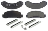 Posi-Quiet Ceramic Brake Pads with Shims and Har - Centric Parts 105.0387