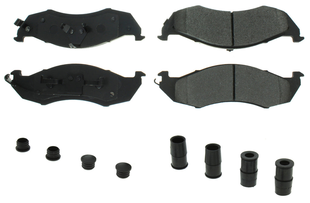 Posi-Quiet Ceramic Brake Pads with Shims and Har - Centric Parts 105.0576