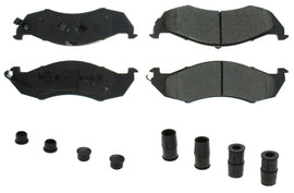 Posi-Quiet Ceramic Brake Pads with Shims and Har - Centric Parts 105.0576