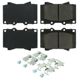 Posi-Quiet Ceramic Brake Pads with Shims and Har - Centric Parts 105.0772
