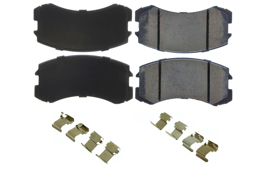 Posi-Quiet Ceramic Brake Pads with Shims and Har - Centric Parts 105.0904