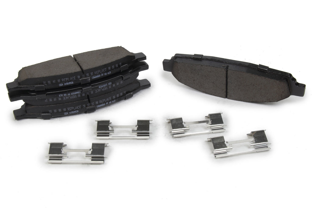 Posi-Quiet Ceramic Brake Pads with Shims and Har - Centric Parts 105.0953