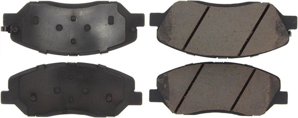 Posi-Quiet Ceramic Brake Pads with Shims and Har - Centric Parts 105.1202
