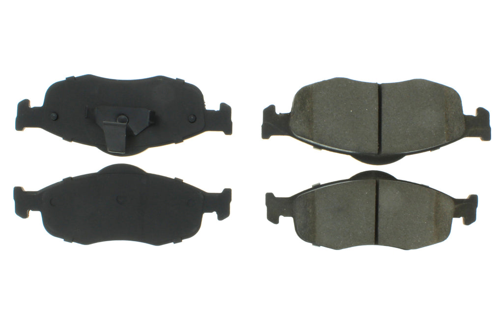 Posi-Quiet Extended Wear Brake Pads with Shims a - Centric Parts 106.0648