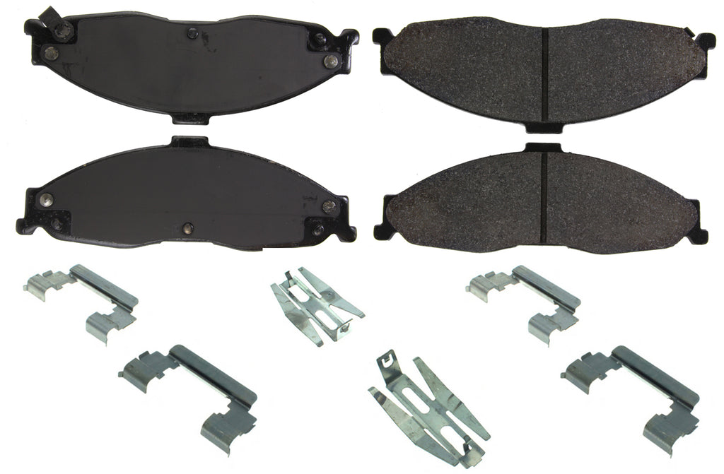 Posi-Quiet Extended Wear Brake Pads with Shims a - Centric Parts 106.0749