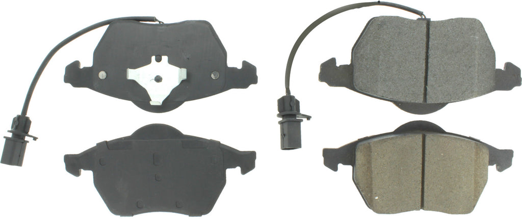 Posi-Quiet Extended Wear Brake Pads with Shims a - Centric Parts 106.084