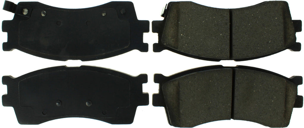 Posi-Quiet Extended Wear Brake Pads with Shims a - Centric Parts 106.0889