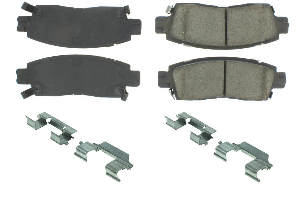 Premium Semi-Metallic Br ake Pads with Shims and - Centric Parts 300.0883