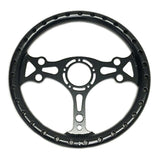 13in Black Alum. Dished Steering Wheel - Chassis Engineering C/E2741