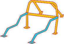 Load image into Gallery viewer, Pro Street Side Bar Kit 1-3/4 x 0.134 DOM - Chassis Engineering C/E3213