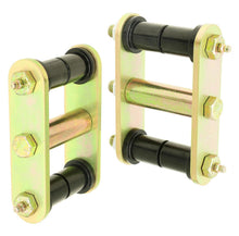 Load image into Gallery viewer, HD Leaf Spring Shackles 76-86 Jeep CJ Rear Includes Urethane Bushings HD Greasable Bolts Pair RockJock 4x4