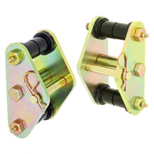Load image into Gallery viewer, HD Leaf Spring Tow Shackles 76-86 Jeep CJ Front Includes Urethane Bushings HD Greasable Bolts Pair For Use w/ CE-9033F or CE-9033D RockJock 4x4