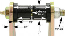 Load image into Gallery viewer, HD Leaf Spring Tow Shackles 76-86 Jeep CJ Front Includes Urethane Bushings HD Greasable Bolts Pair For Use w/ CE-9033F or CE-9033D RockJock 4x4