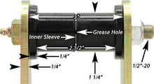 Load image into Gallery viewer, Boomerang Leaf Spring Shackles 87-95 Wrangler YJ Rear Includes Urethane Bushings HD Greasable Bolts Pair RockJock 4x4