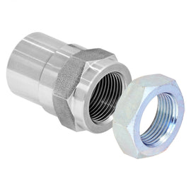 Threaded Bung With Jam Nut 1 Inch-14 Right Hand Thread Set RockJock 4x4