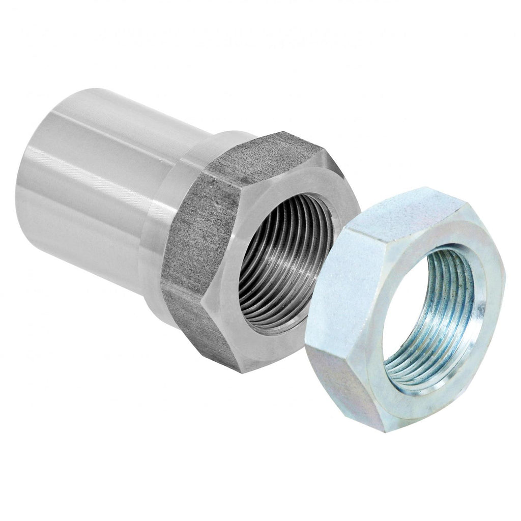 Threaded Bung With Jam Nut 1 1/4 Inch-12 Right Hand Thread Set RockJock 4x4