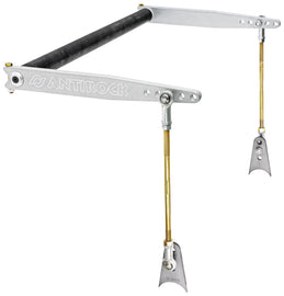 Antirock Sway Bar Kit Universal 45 Inch Bar 18 Inch Aluminum Arms RockJock 4x4