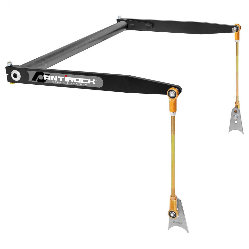 Antirock Sway Bar Kit Universal 50 Inch x 0.900 Inch Bar 21 Inch Steel Arms RockJock 4x4