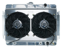 Load image into Gallery viewer, 64-65 Chevelle / El Camino Aluminum Radiator And Dual 12 Inch Fan Kit AT Cold Case Radiators