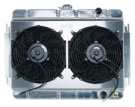 64-65 Chevelle / El Camino Aluminum Radiator And Dual 12 Inch Fan Kit MT Cold Case Radiators