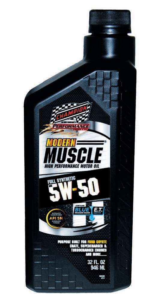 Modern Muscle 5w50 Oil 1 Qt. Full Synthetic - Champion Oil CHO4403H