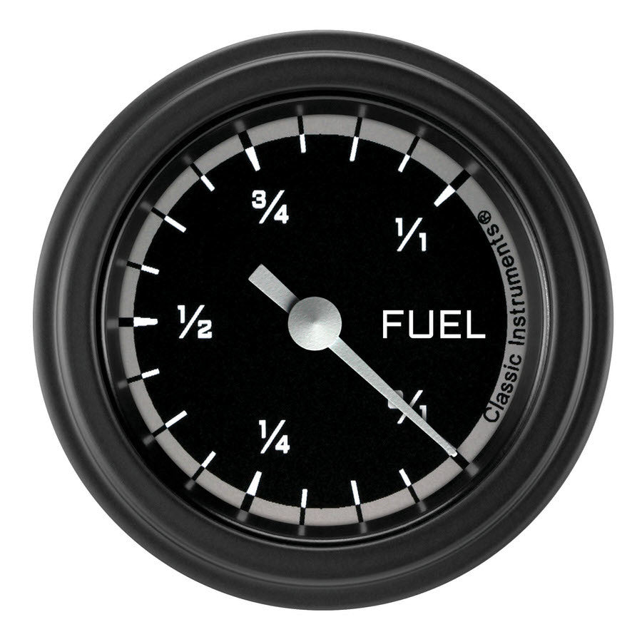 Classic Instruments Fuel  Gauge,Full Sweep  2 1/8" Diameter