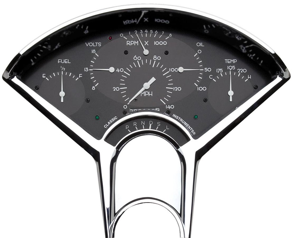 Bel Era Gauge Set Black - Classic Instruments BE01BB