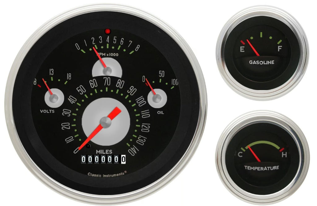 57 Chevy Authentic Package - Classic Instruments CH01ASLF