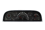 60-63 Chevy Truck Gauge Set Black - Classic Instruments CT60B