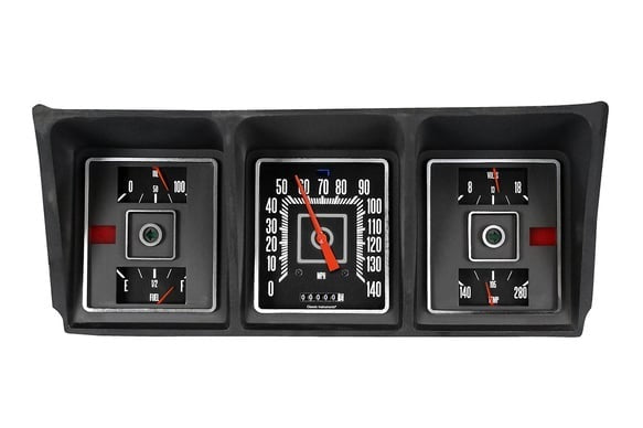 73-79 Ford P/U Gauge Set Black - Classic Instruments FT73B