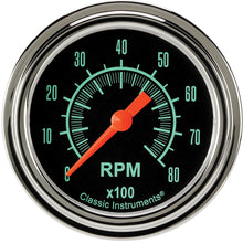 Load image into Gallery viewer, G/Stock Tachometer 2-5/8 Full Sweep - Classic Instruments GS383SLF