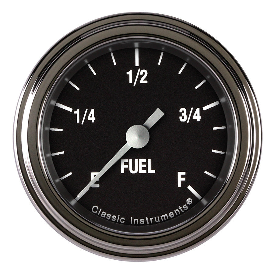 Hot Rod Fuel Gauge 2-1/8 Full Sweep - Classic Instruments HR109SLF