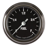 Hot Rod Fuel Gauge 2-1/8 Full Sweep - Classic Instruments HR109SLF