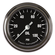Load image into Gallery viewer, Hot Rod Oil Pressure 2-1/8 Full Sweep - Classic Instruments HR181SLF