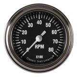 Hot Rod Tachometer 2-1/8 Full Sweep - Classic Instruments HR183SLF