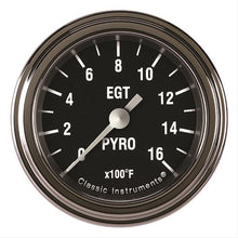 Load image into Gallery viewer, Hot Rod Pyrometer 2-1/8 Full Sweep - Classic Instruments HR198SLF
