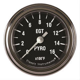 Hot Rod Pyrometer 2-1/8 Full Sweep - Classic Instruments HR198SLF
