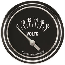 Load image into Gallery viewer, Hot Rod Volt Gauge 2-5/8 Short Sweep - Classic Instruments HR230SLF