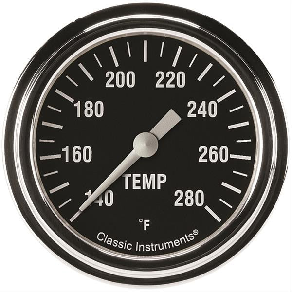 Hot Rod Temperature Gaug e 2-5/8 Full Sweep - Classic Instruments HR326SLF-06