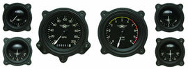 Classic Instruments The Moal Bomber 6 Gauge Package with Bezels