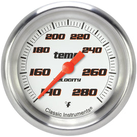 Classic Instruments Velocity White 2 5/8